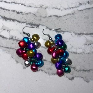 Christmas jingle bell ring and earrings!